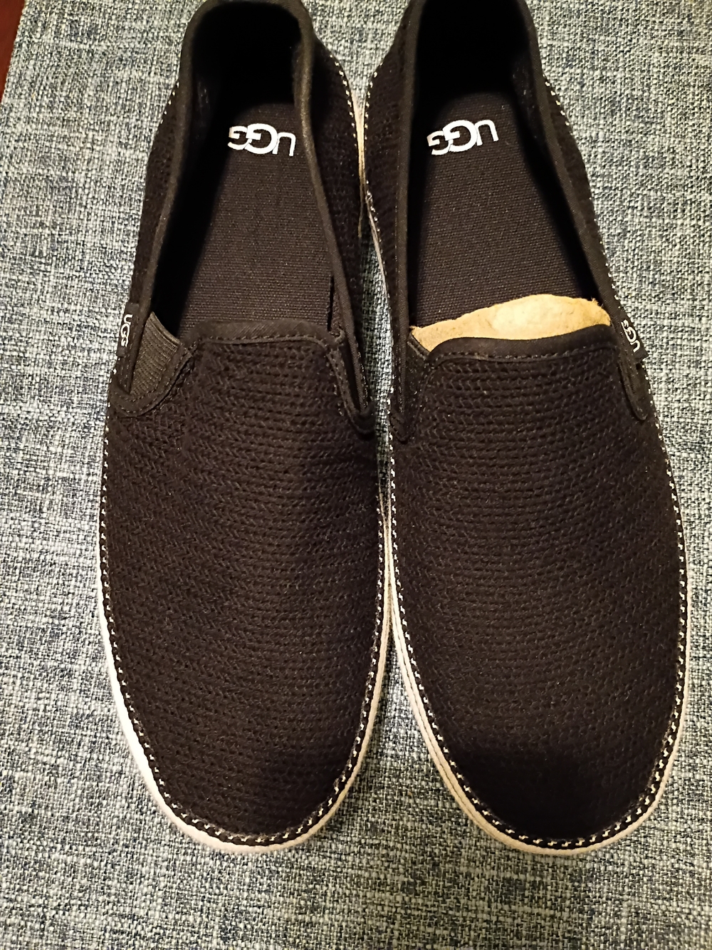 UGG Black Slip-On Casual Size 8.5